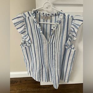 LOFT short sleeve blouse size medium.